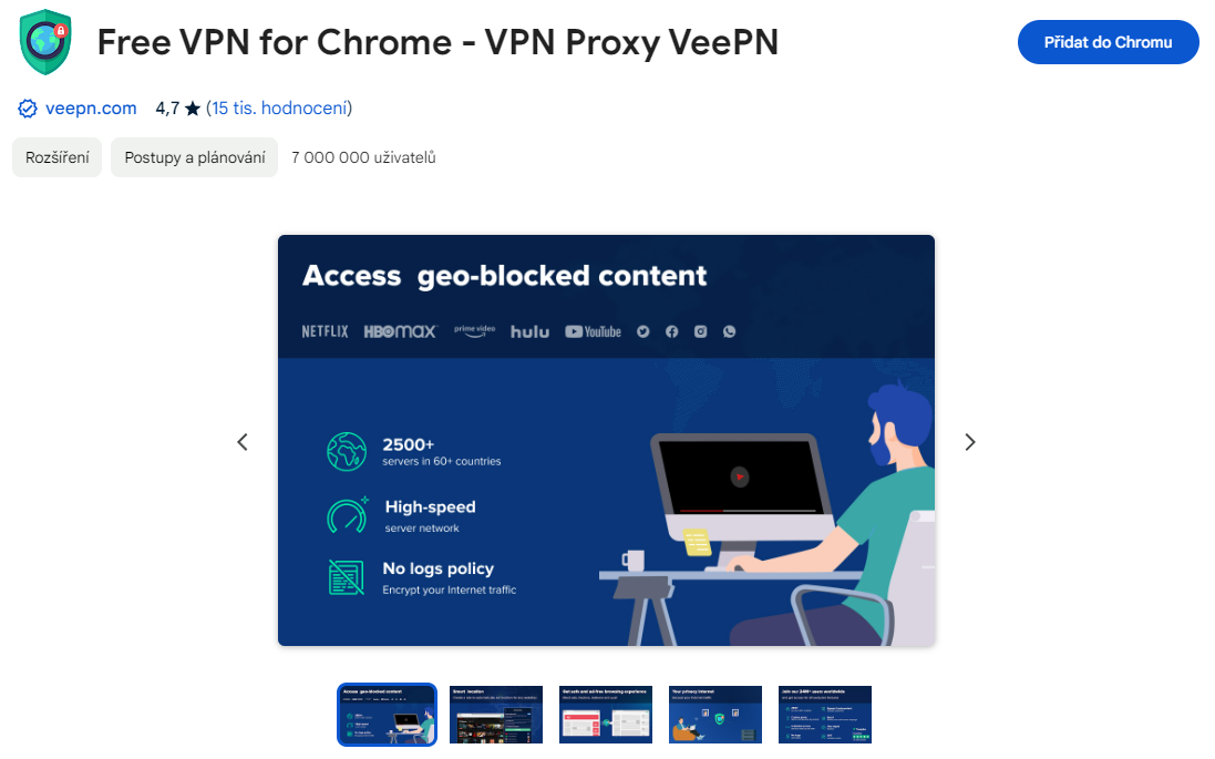 free VPN chrome