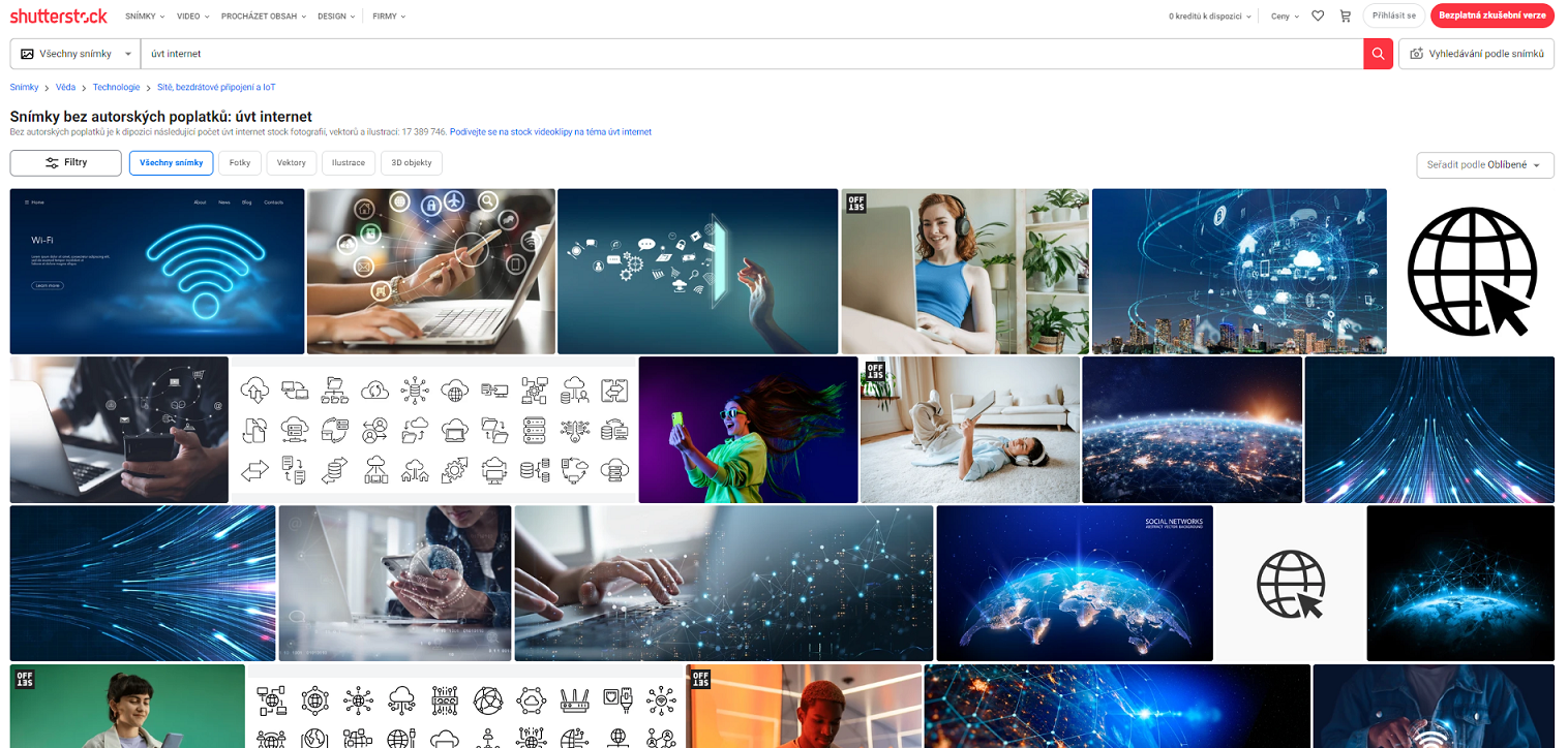 shutterstock vyhledávač