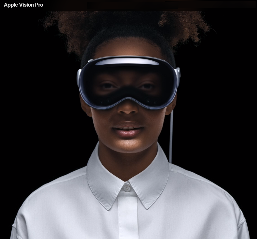 Virtuální realita (VR) Apple 2024